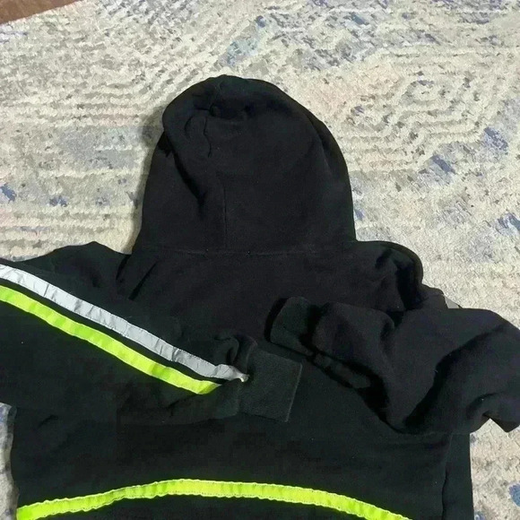 I.AM.GIA Mercury Hoodie in Black & Neon Xsmall - Picture 5 of 5